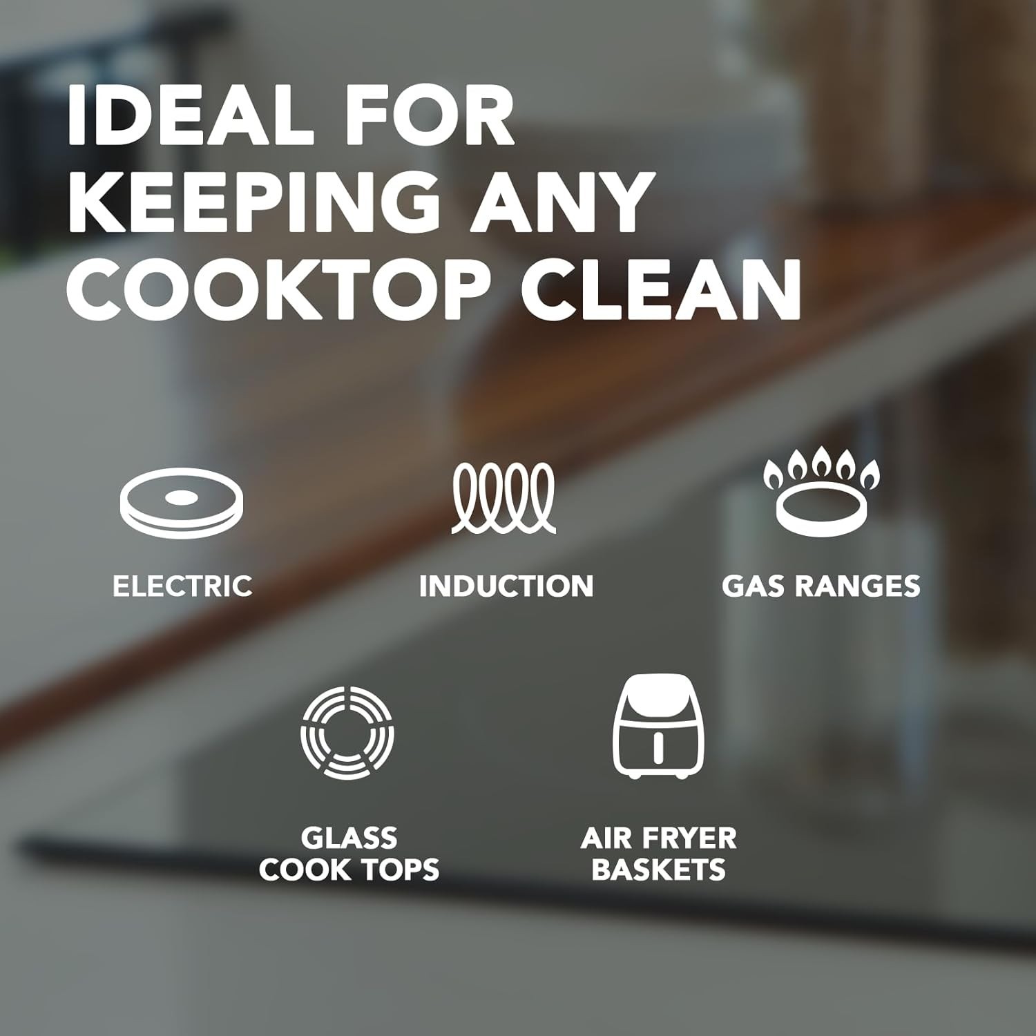 Complete 3-Piece Cooktop Cleaning Set – Non-Scratch Scrubbing & Heavy Degreaser