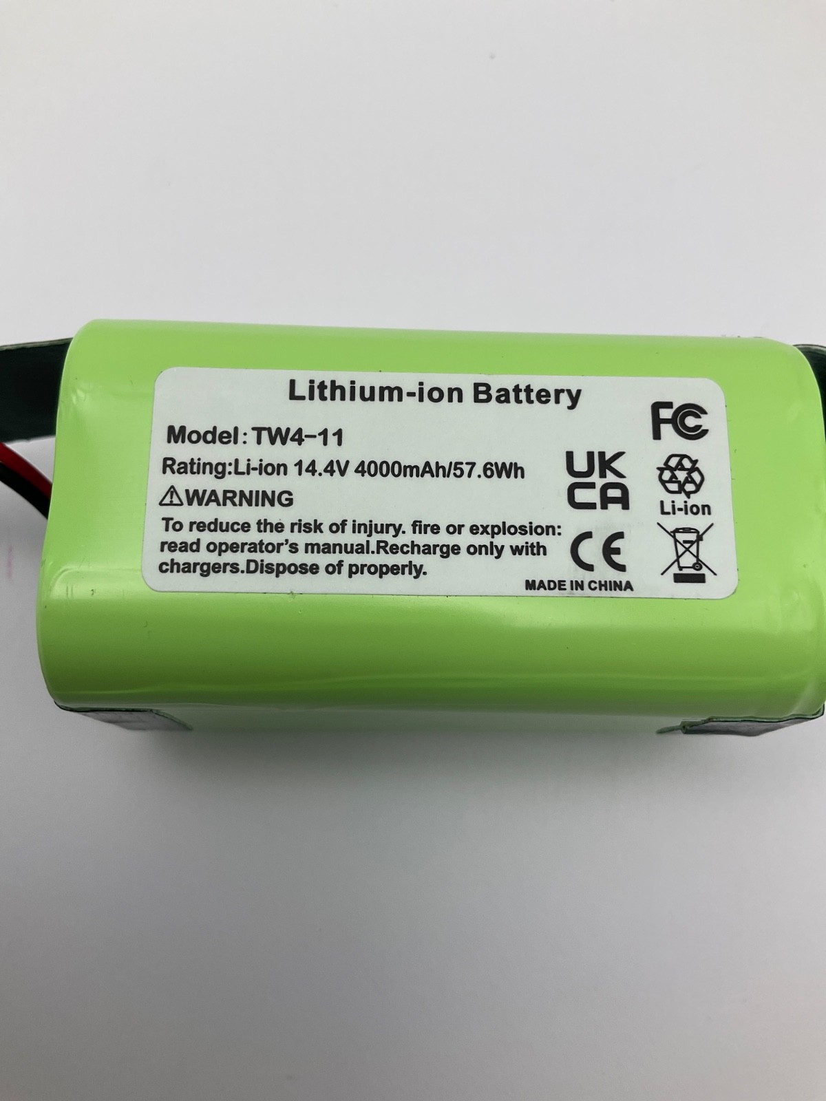 TW4-11 Battery For Ecovacs Deebot N79 N79S N622 DN621 Cordless 4.0Ah Replacement