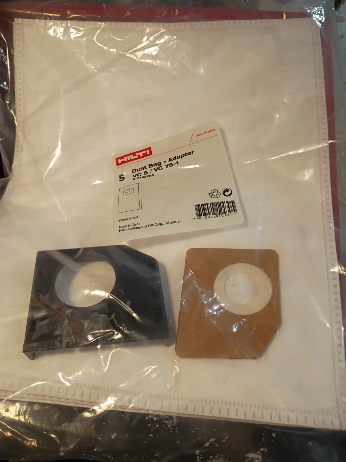 Vacuum Bag for VC 75-1-A22 Cordless 22-Volt Vacuum Cleaner (5-Pack)