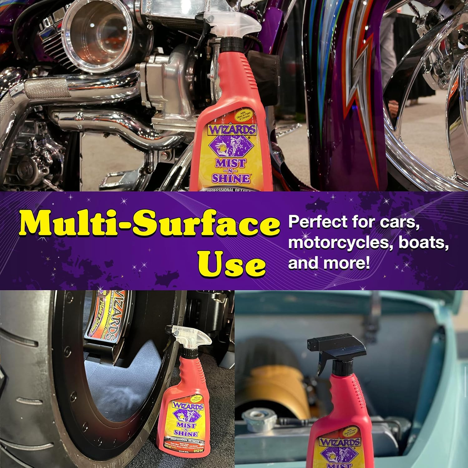 Surface Protection Wax 22Oz Waterless Car Detailer Spray Scratch Remover