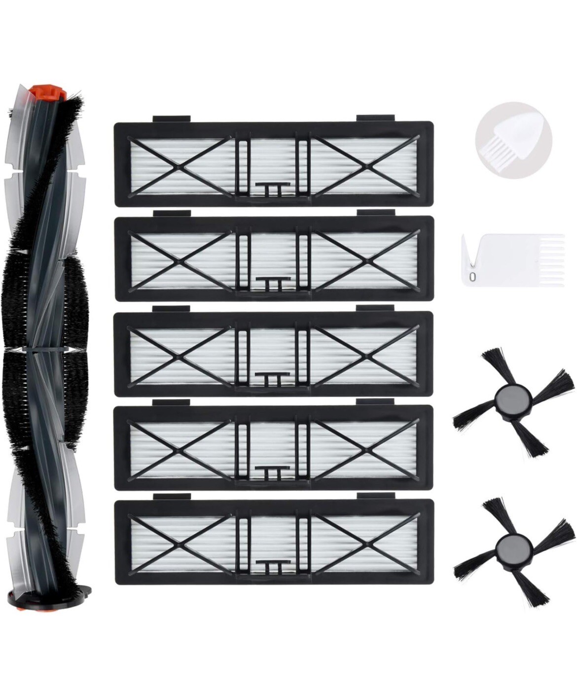 10pcs MaximalPower Main & Side Brush NEATO 70e, 75, 80, 85 & D D75, D80, D85 Vac