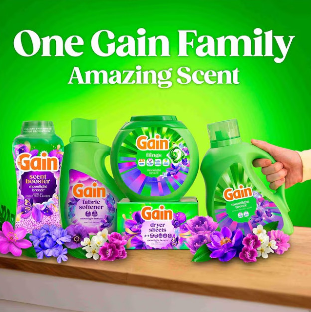 Gain Moonlight Breeze HE Liquid Laundry Detergent 177 fl oz 134 Loads