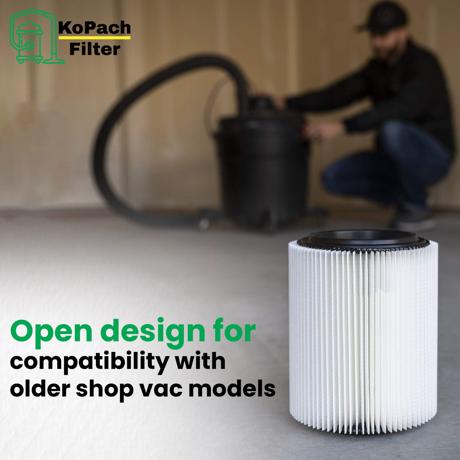 Craftsman & Ridgid Replacement Filter 4 pack By Kopach, Part # 17816