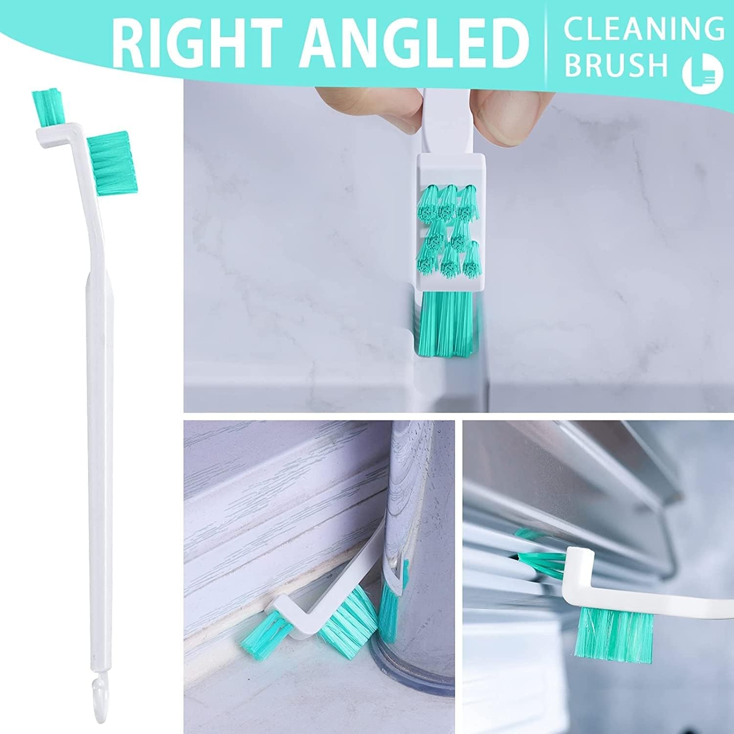 Small Cleaning Brushes Set, 4 pcs Crevice Household Cleaning Tool for Window