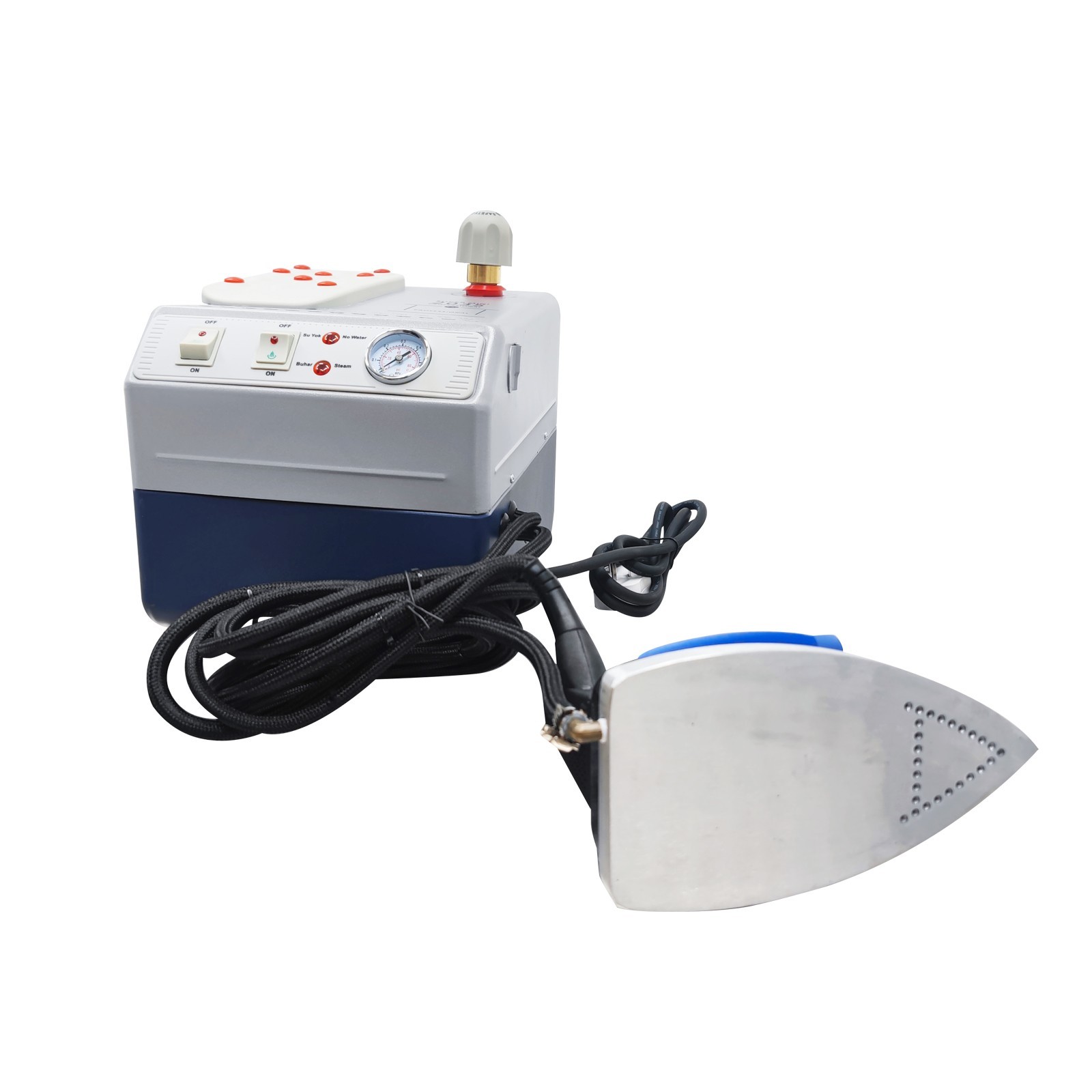 220V Industrial Steam Iron Curtain Electric Iron Boiler 3.5L/0.9Gal Tank 2.5Bar