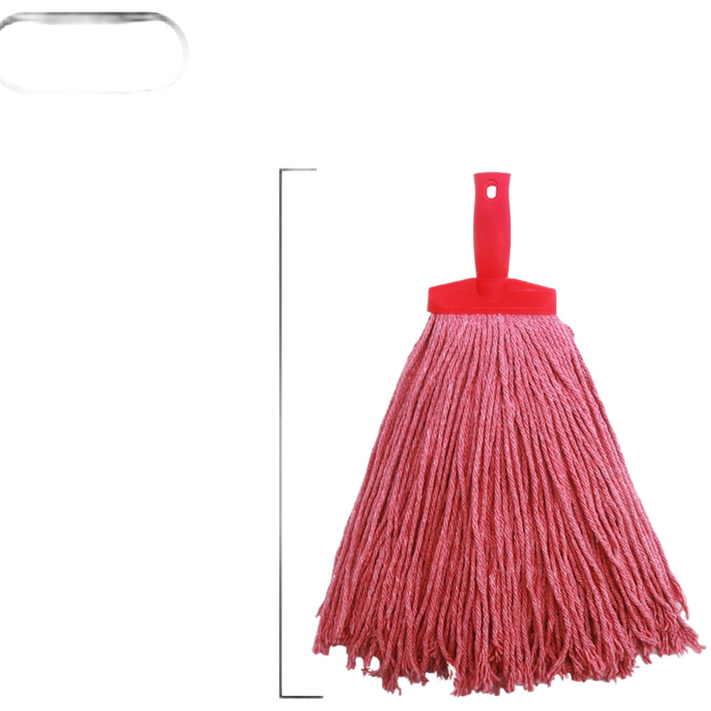 For Wax Mop with Ergonomic Non Slip Grip 36cm Cotton Yarn 1.2M Steel Rod