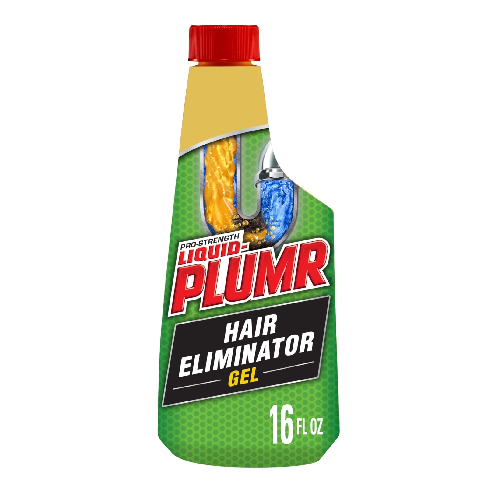 Liquid-Plumr Hair Clog Eliminator Liquid Drain Cleaner 16 Ounces