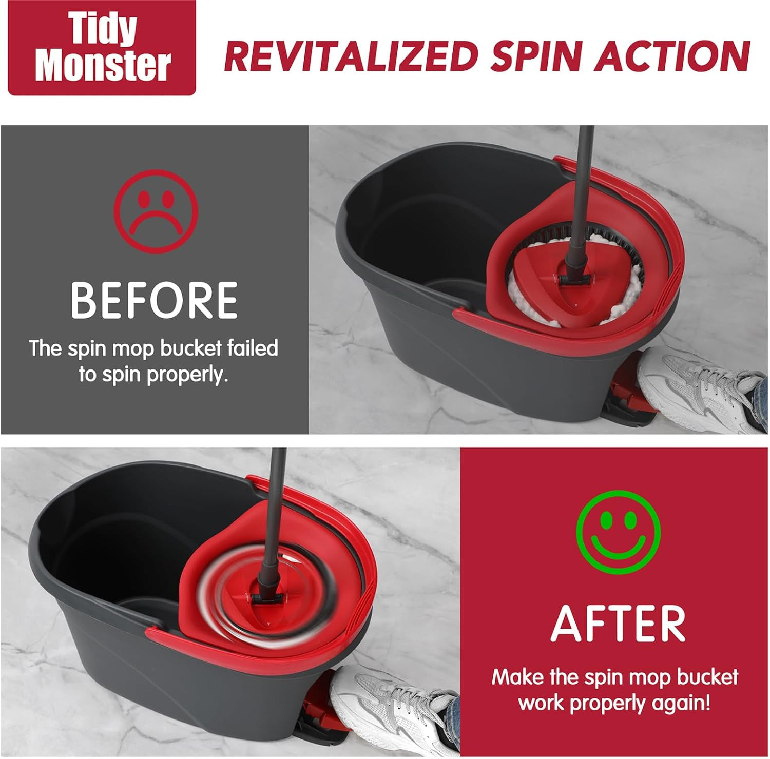 Pedal Bearing Replacement for Ocedar Mop Bucket – Easy Fix for O-Cedar Easywring