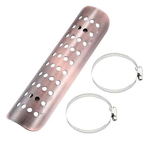 1 Set Universal Motorcycle Exhaust Heat Shield Stainless Steel Exhaust Pipe