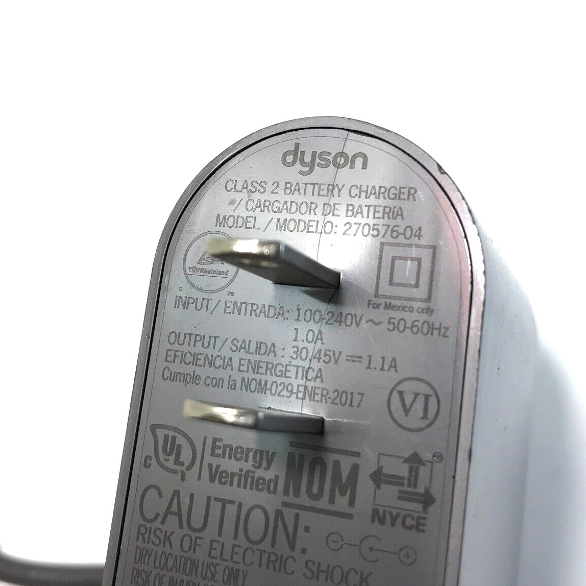 Genuine Dyson V10 V11 POWER ADAPTER CHARGER CORD 30.45V 50/60Hz 1.0A # 969350-02