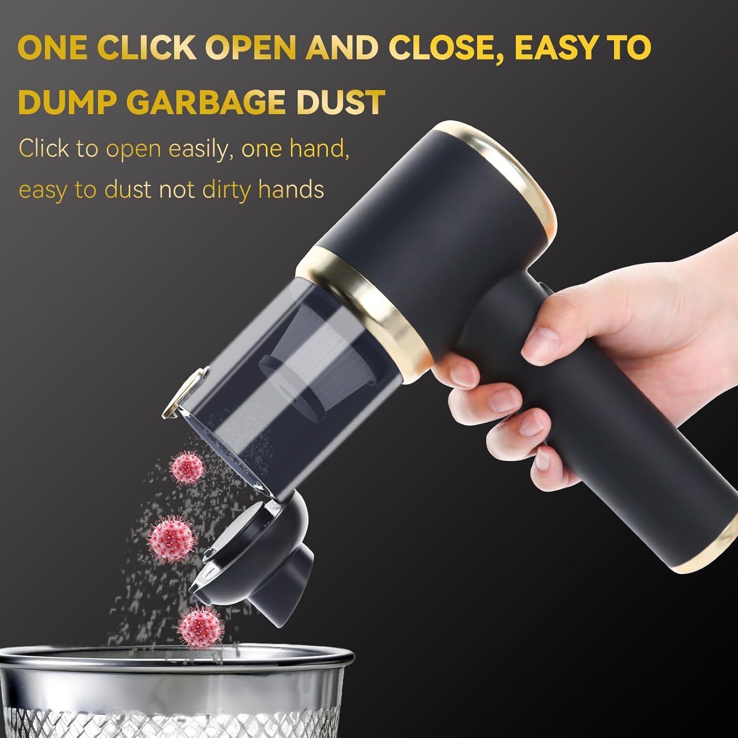 95000PA Cordless Hand Held Vacuum Cleaner Mini Portable Car Auto Home Wireless