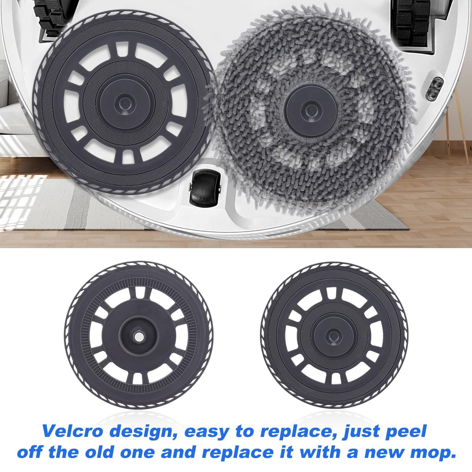 Mop Pad Plate Accessories for Dreame L10s Pro Ultra Heat – 2 Pack