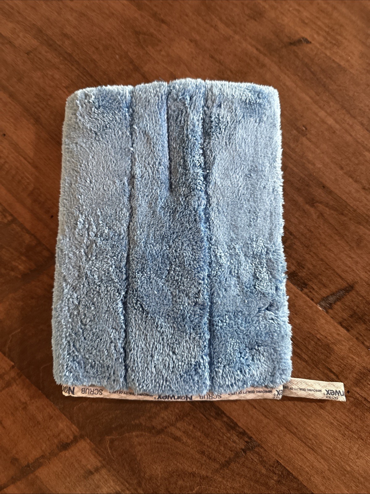 NEW Norwex 2-in-1 Bathroom Scrub Mitt | Blue | BacLock | Bathtub & Shower