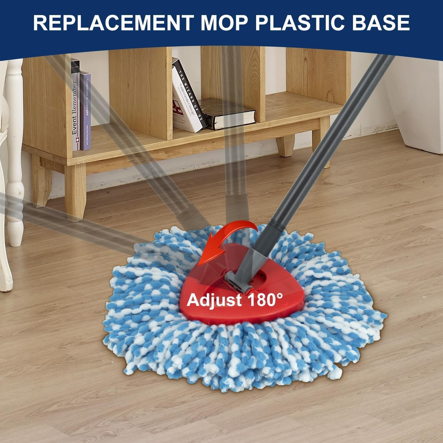 O-Cedar Genuine Replacement Mop Base Part for EasyWring Spin Mop, Not Compatible