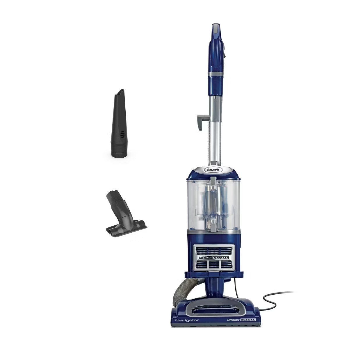 Shark Navigator Lift-Away Deluxe Upright Vacuum NV360 9.5″ Cleaning Path, Blue