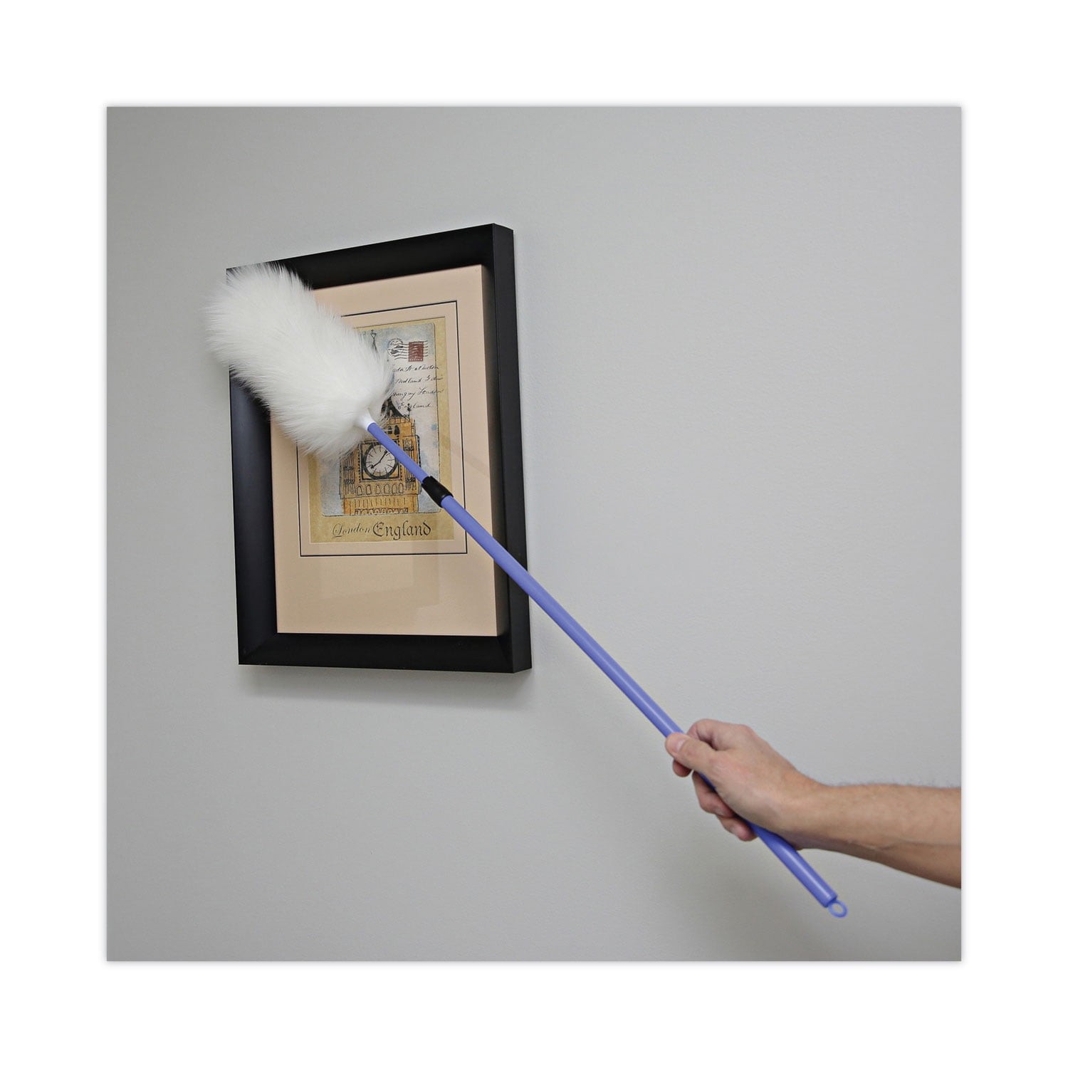 Lambswool Duster Plastic Handle Extends 35″ to 48″ Handle Assorted Colors