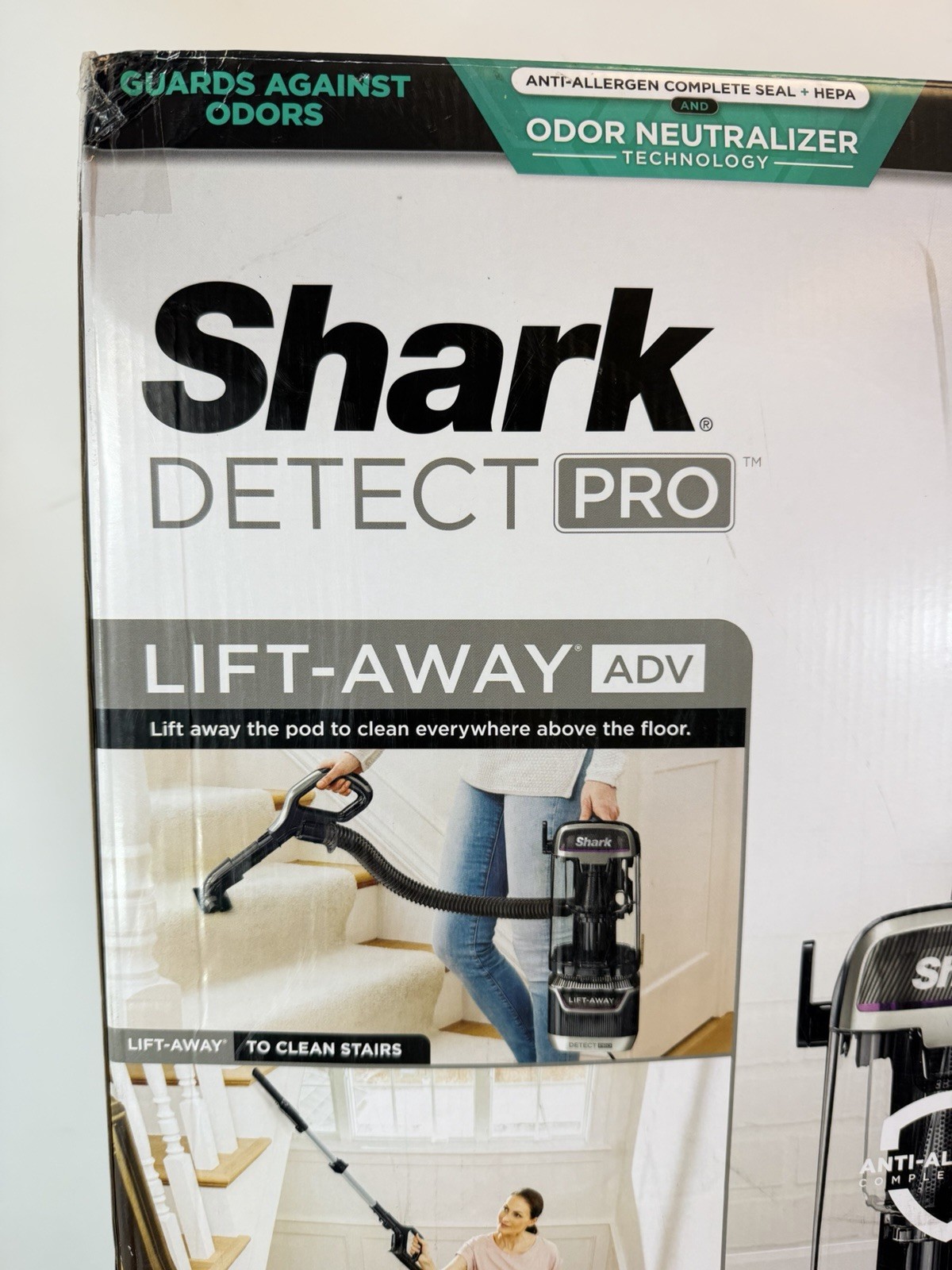 NEW Shark LA800 Vacuum Detect Pro Liftaway ADV Odor Neutralizer