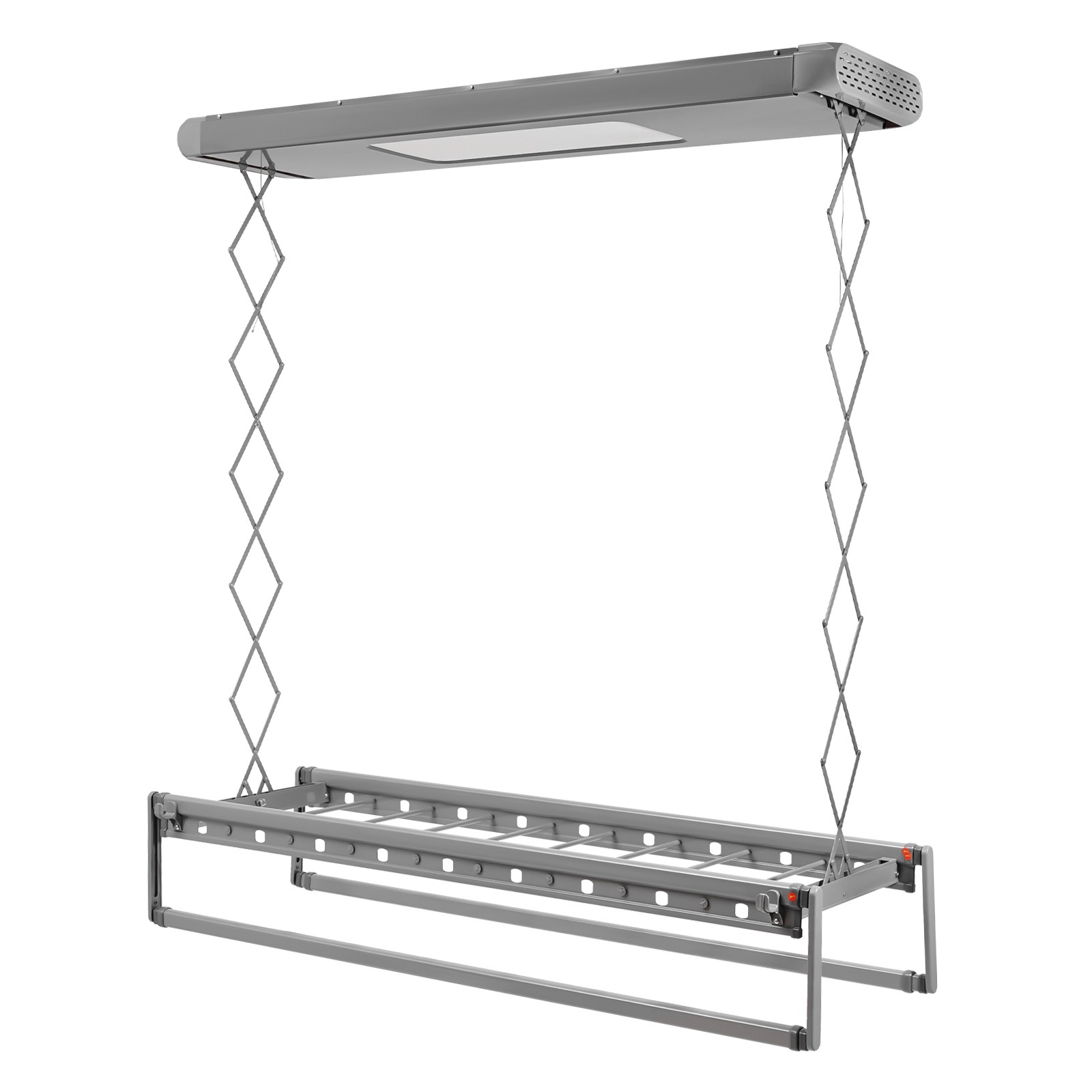 Electric Retractable Airing Rack W/ Remote Control & Light Clothes Drying Rack
