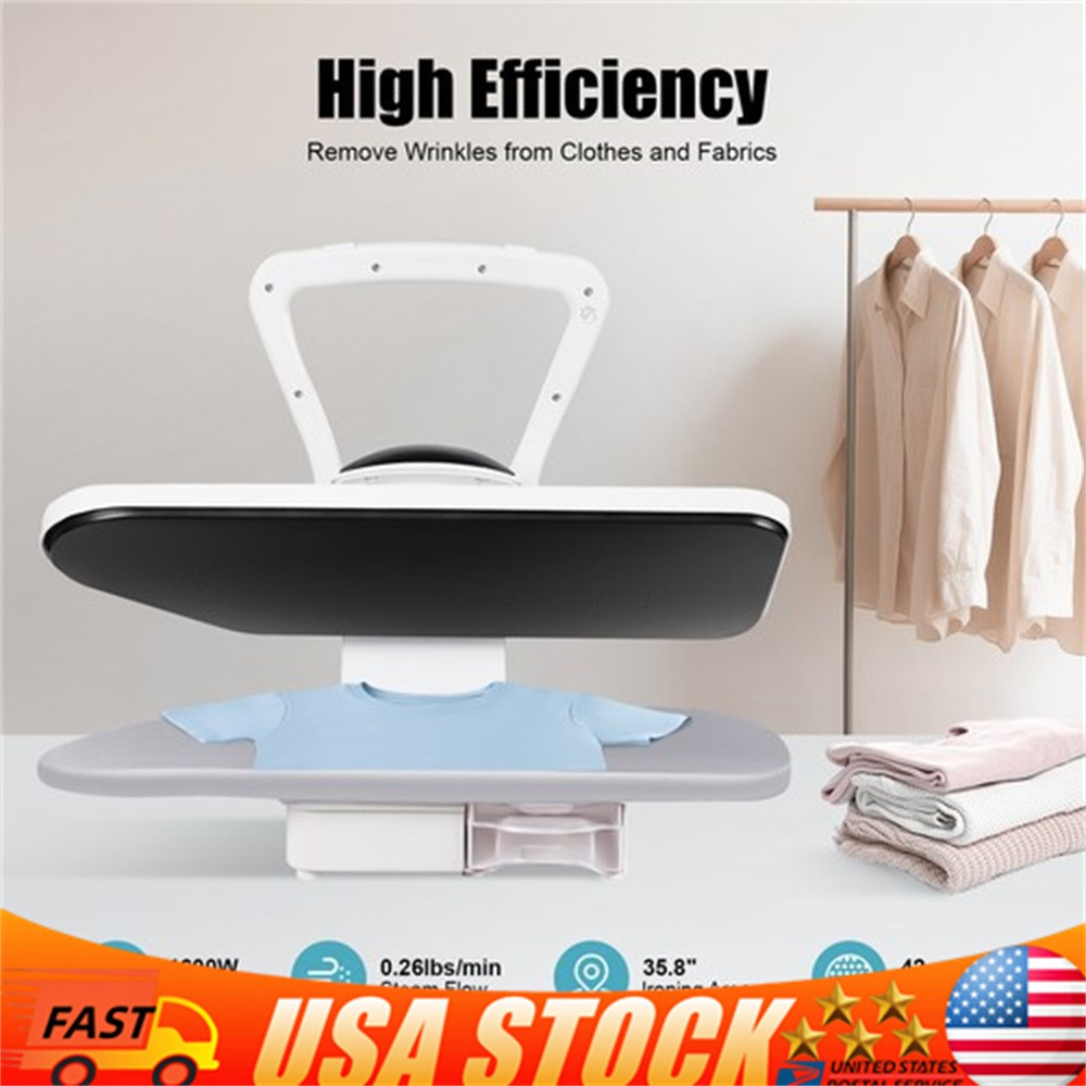 Intelligent Steamer for Clothes, 1600W Digital Steam Press w/5 Fabric Functions