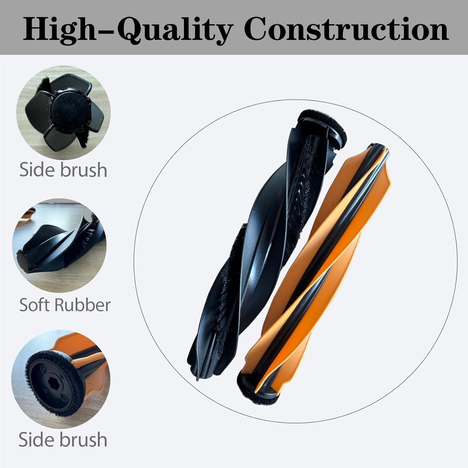 Roller Brush-2PCS Accessories for Dreame D20 Plus / D20 Pro Plus Cleaning Per…