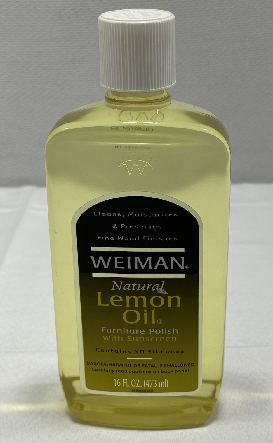 Original Weiman Natural Lemon Oil Furniture Polish Sunscreen 16 oz NOS NEW