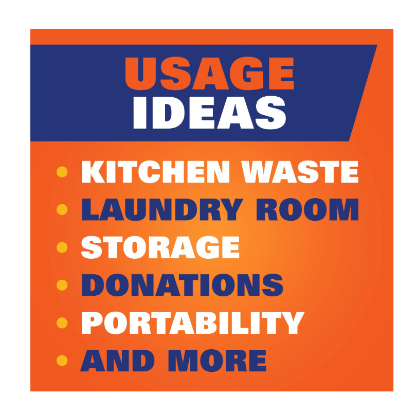 13 Gal Ultra Strong Trash Bags White Unscented Tall Kitchen 80ct Pack