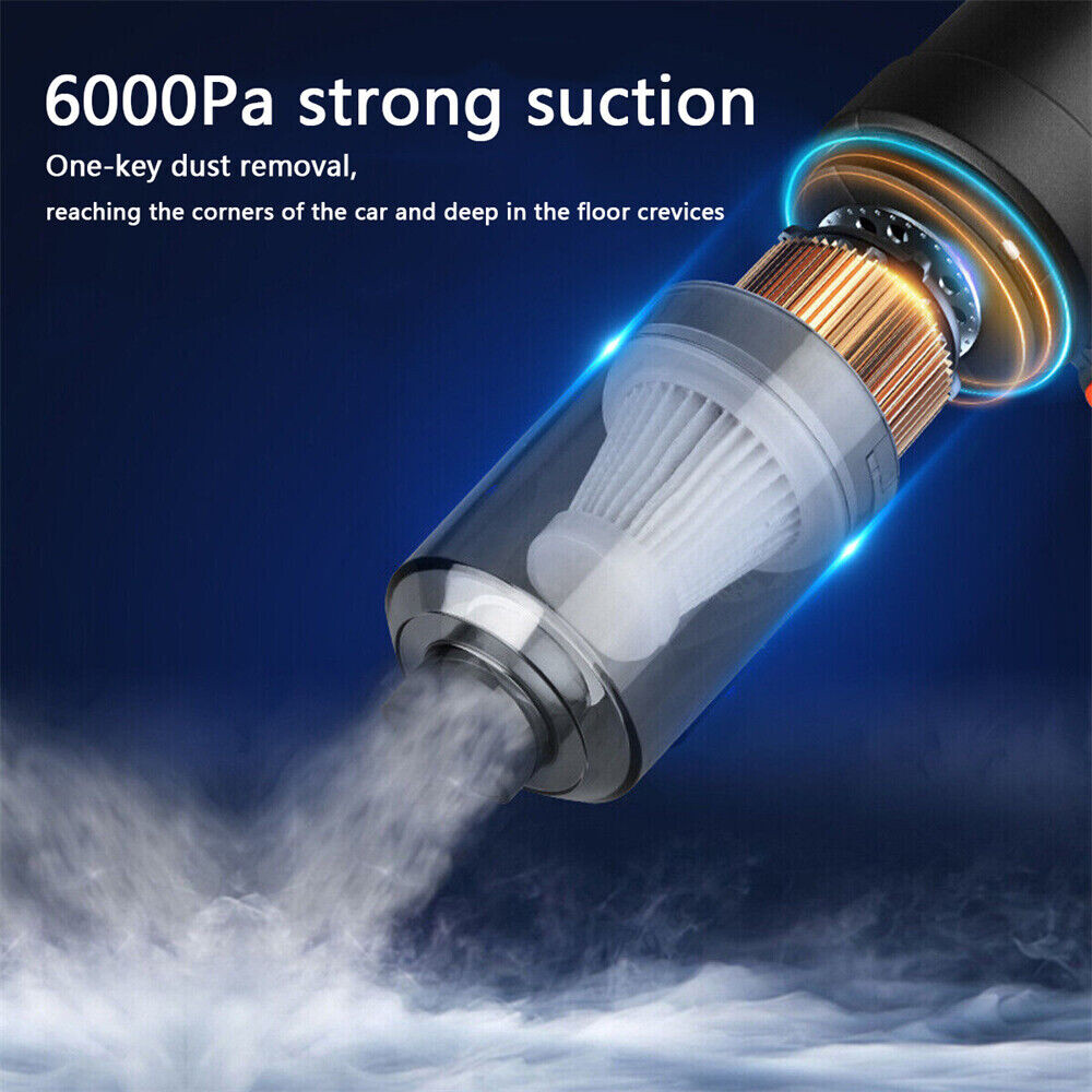 Electric Air Duster Mini Blower Vacuum Cleaner Dust for Car/PC/Keyboard/Pet/Home