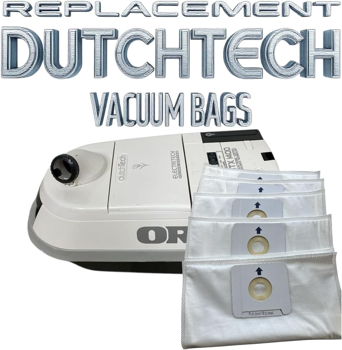 ET511PK Replacement Vacuum Bags Compatible with Oreck Dutchtech 1100 1200 1300