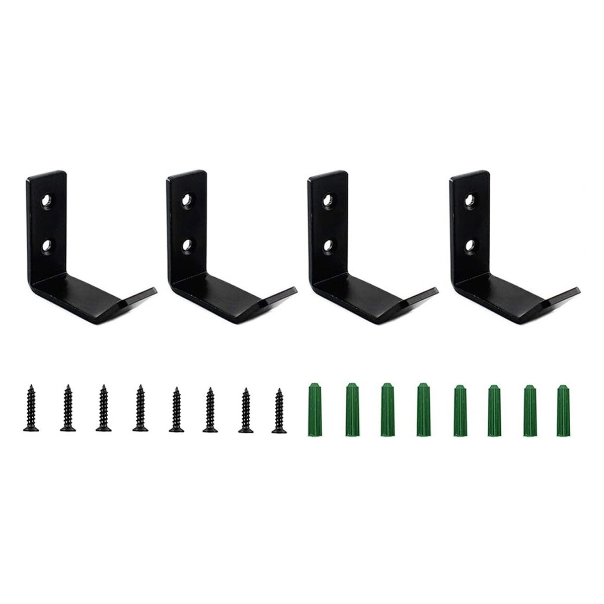 4PCS Headphone Hangers Display Stand Holder Steel Hooks Desk Headset Wall Mount