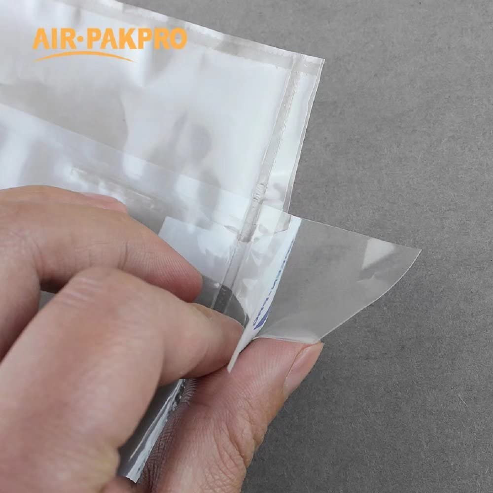 （100 Pack + Free Hand Pump ） 3.9×7.9 Clear Plastic Inflatable Air Packaging Bags
