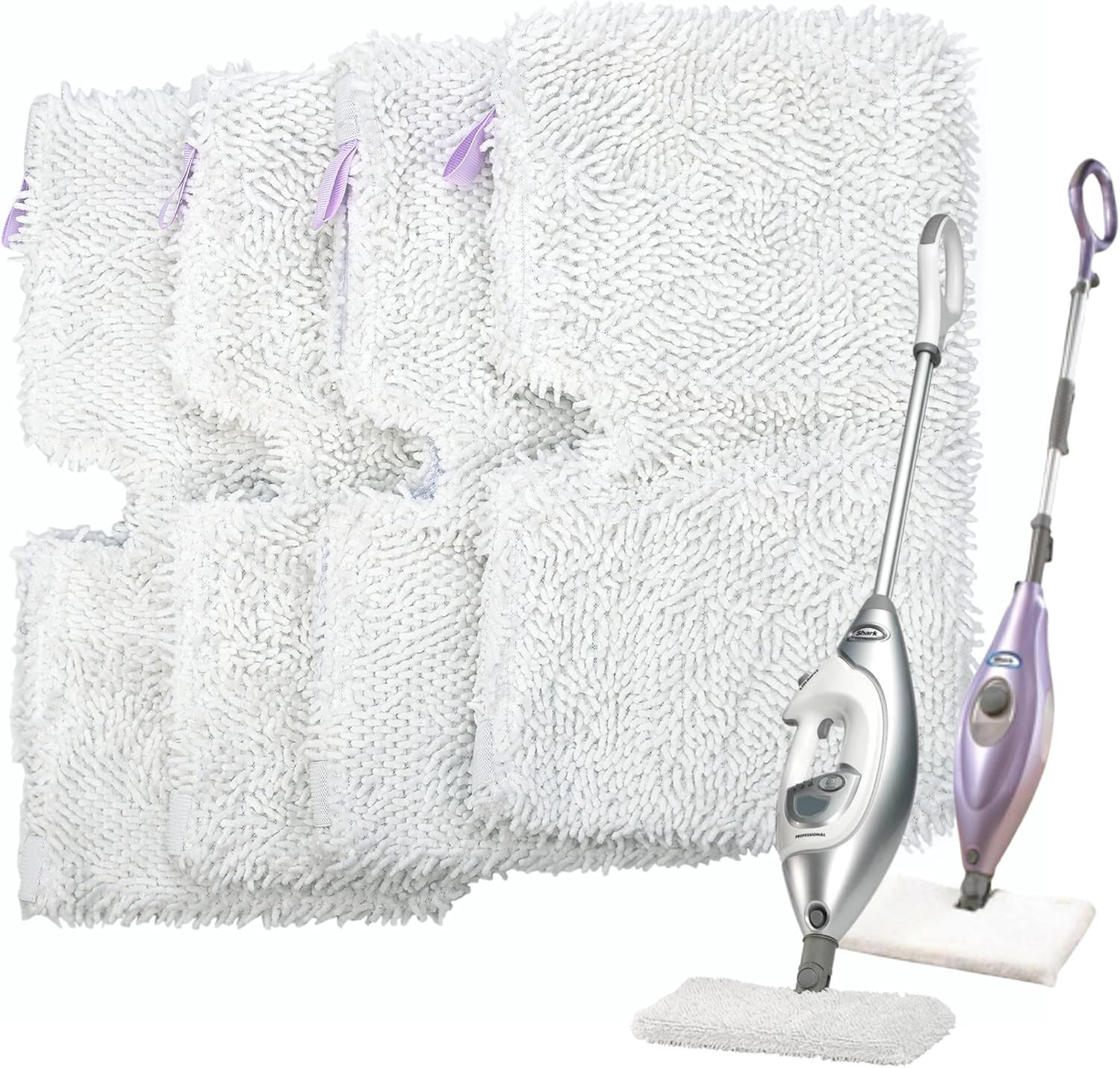 Flammi Steam Pocket Mop Replacement Pads for Shark S3500 Series S3501 S3601 S355
