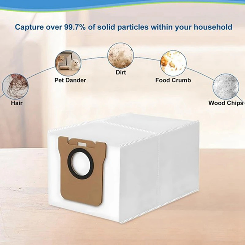8PCS Dust Bag for Xiaomi Robot Vacuum X10 Plus Mijia Omni 1S B101CN Ultra Vacuum