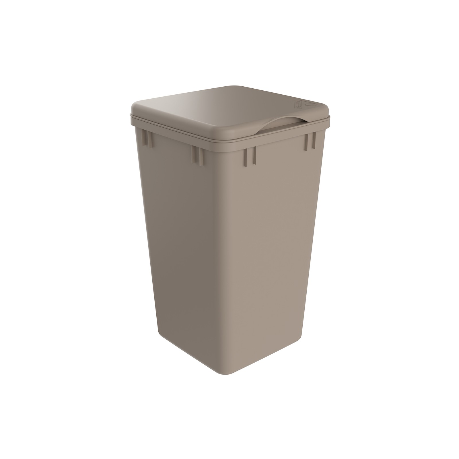 Rev-A-Shelf 27 qt. Trash Can Replacement Lid, Champagne, RV-1024-LID-12-1-40