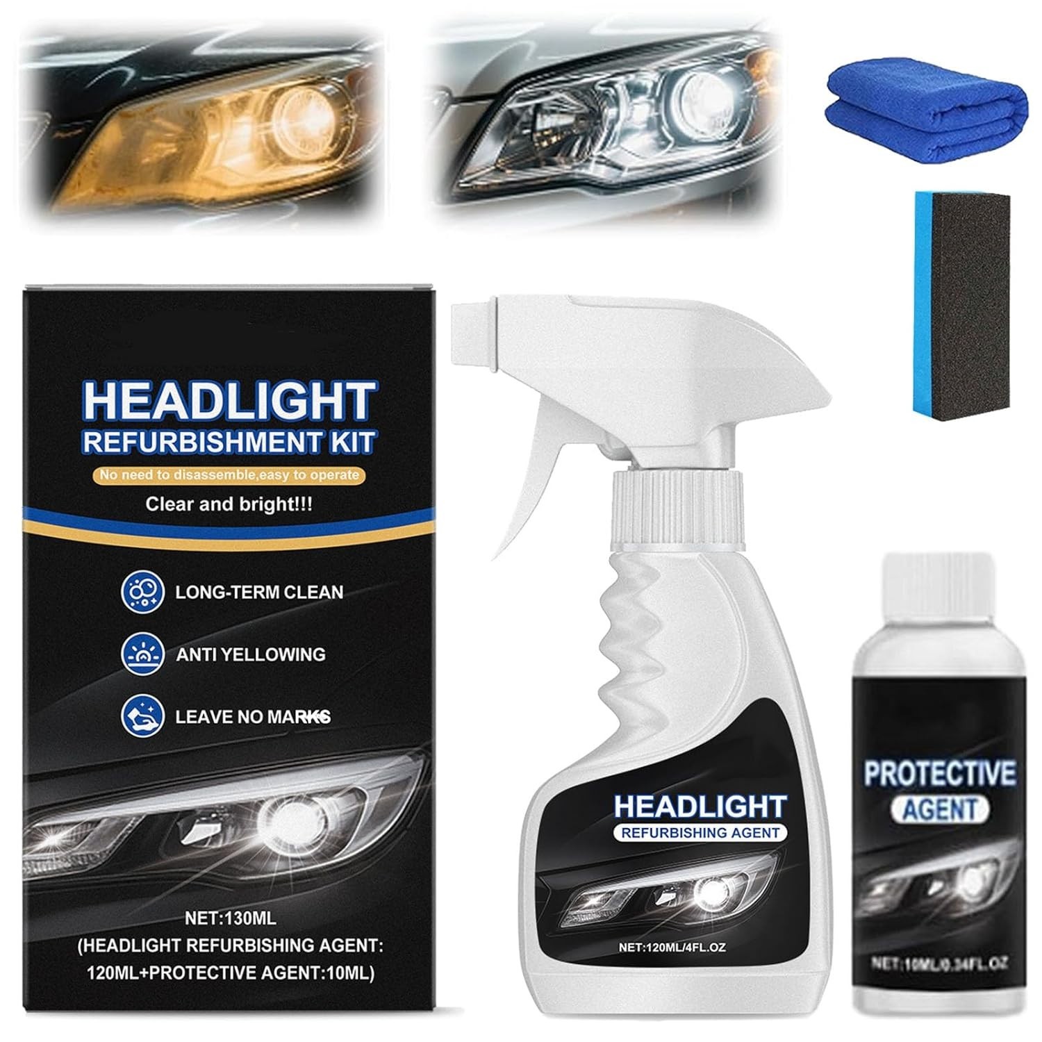 Headlight Restoration, Fullofcarts Headlight Cleaner, Headlight Restoration