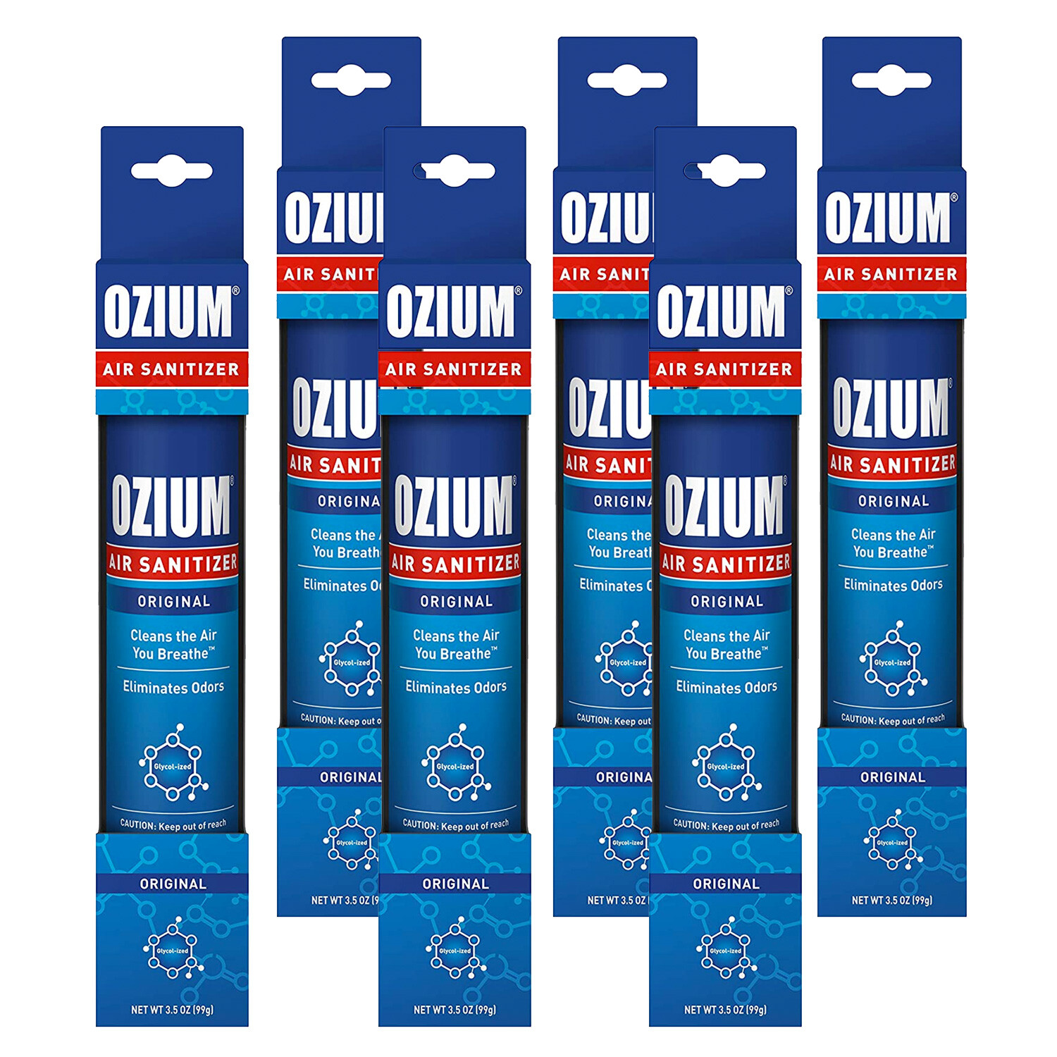 Ozium Air Cleaner 3.5 oz. Ozium Spray, Original (6-PACK)