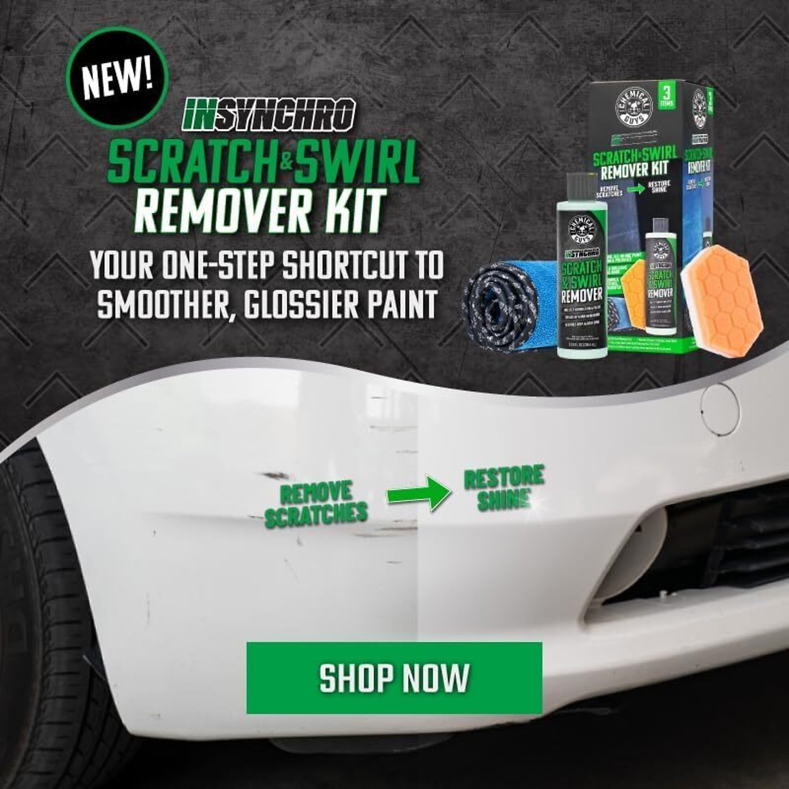 Chemical Guys Insynchro Scratch & Swirl Remover Kit