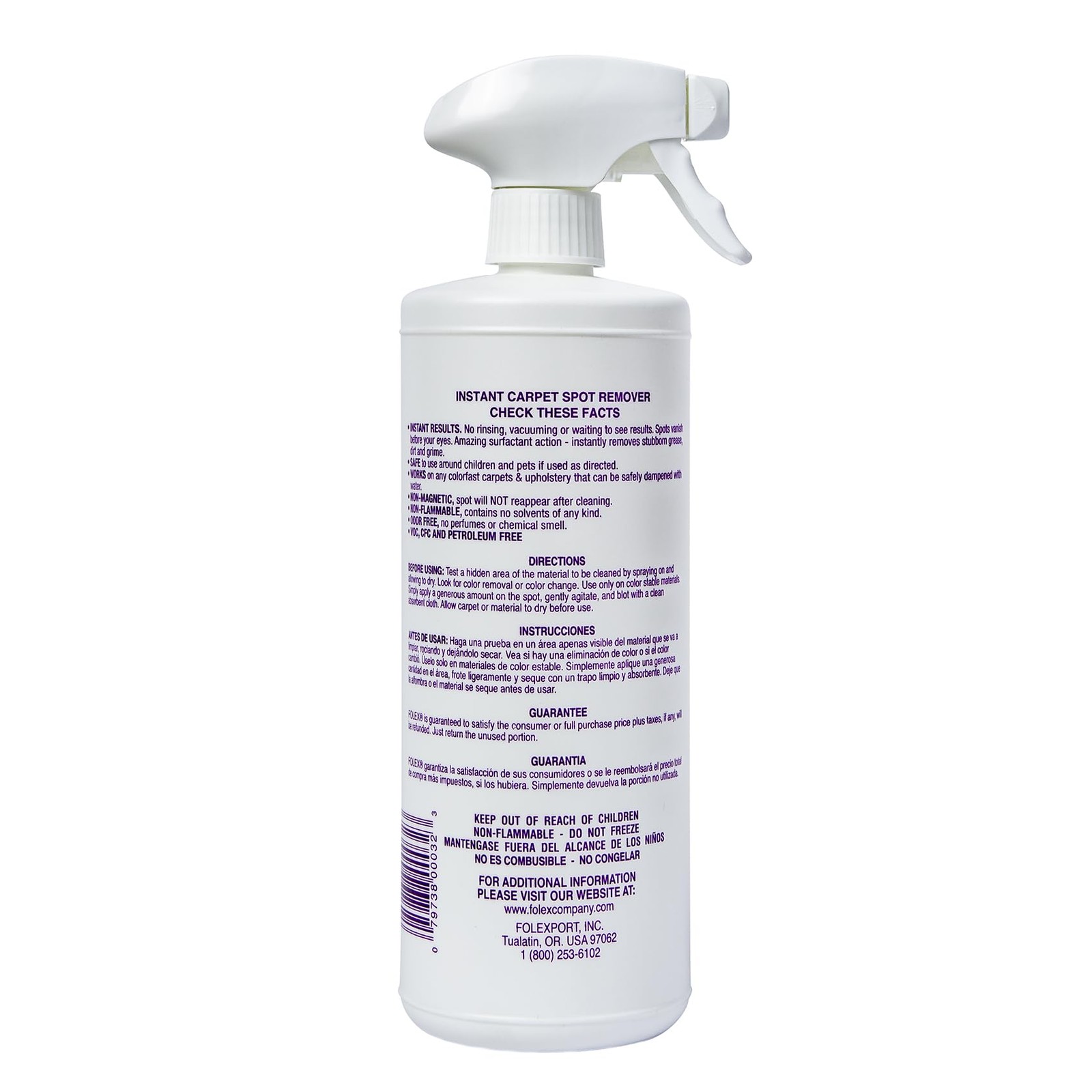 Instant Carpet Spot Remover Carpet Cleaner – 32 oz – Removes Pet Accidents, G…