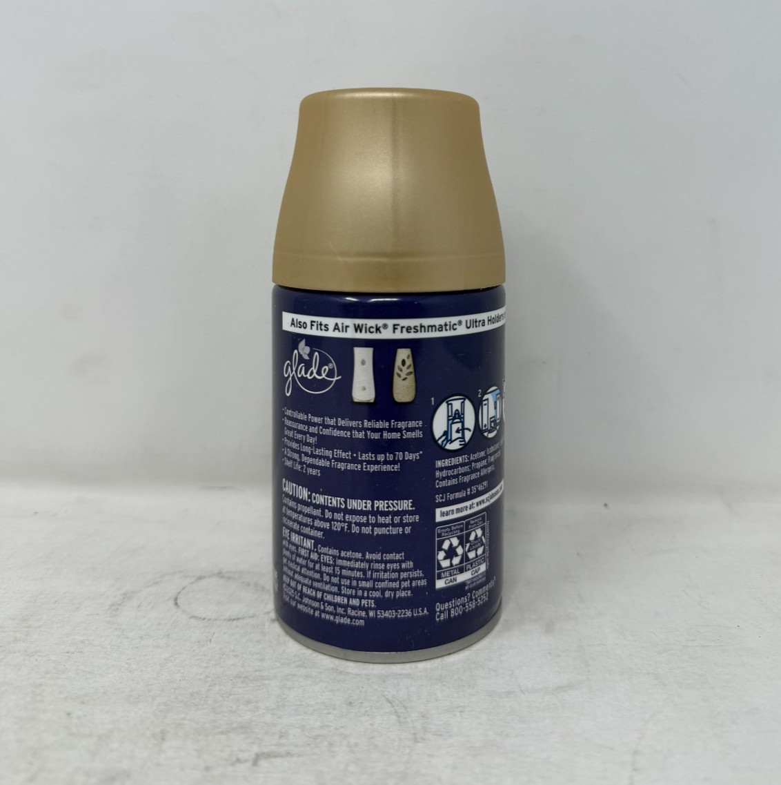 6 Pack – Glade Automatic Spray Air Freshener Refills, Embers & Sandalwood, 6.2oz