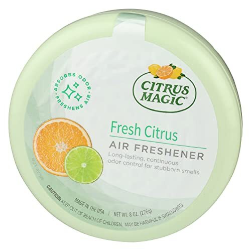 Citrus Magic Odor Absorbing Solid Air Freshener, Fresh Citrus, 8-Ounce, Pack