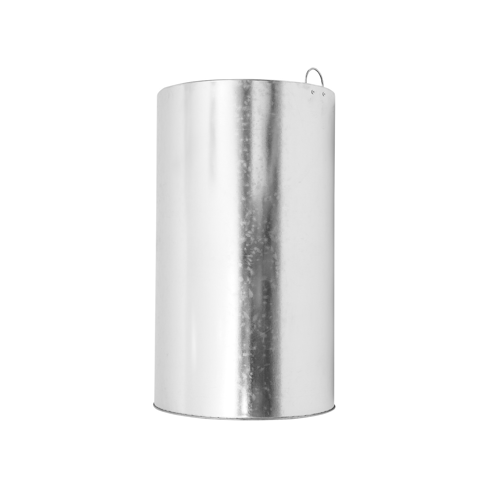 Cylindrical,Open-Top Rubbish Bin,Industrial Waste Container,Commercial Trash Can