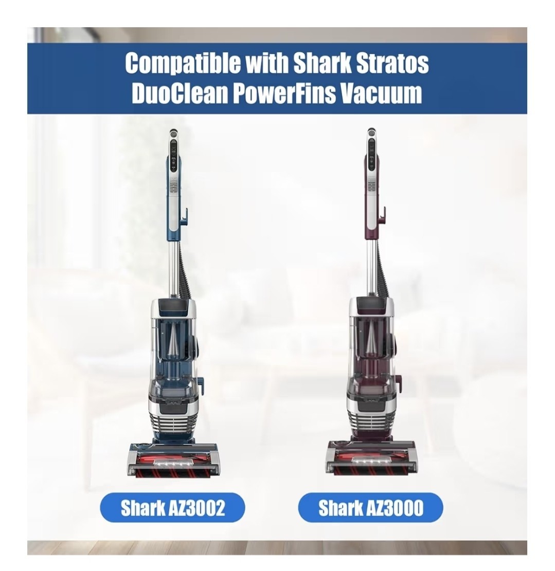 Replacement Filters for Shark Stratos AZ3002 AZ3000 AZ3000W Duoclean Powerfins U
