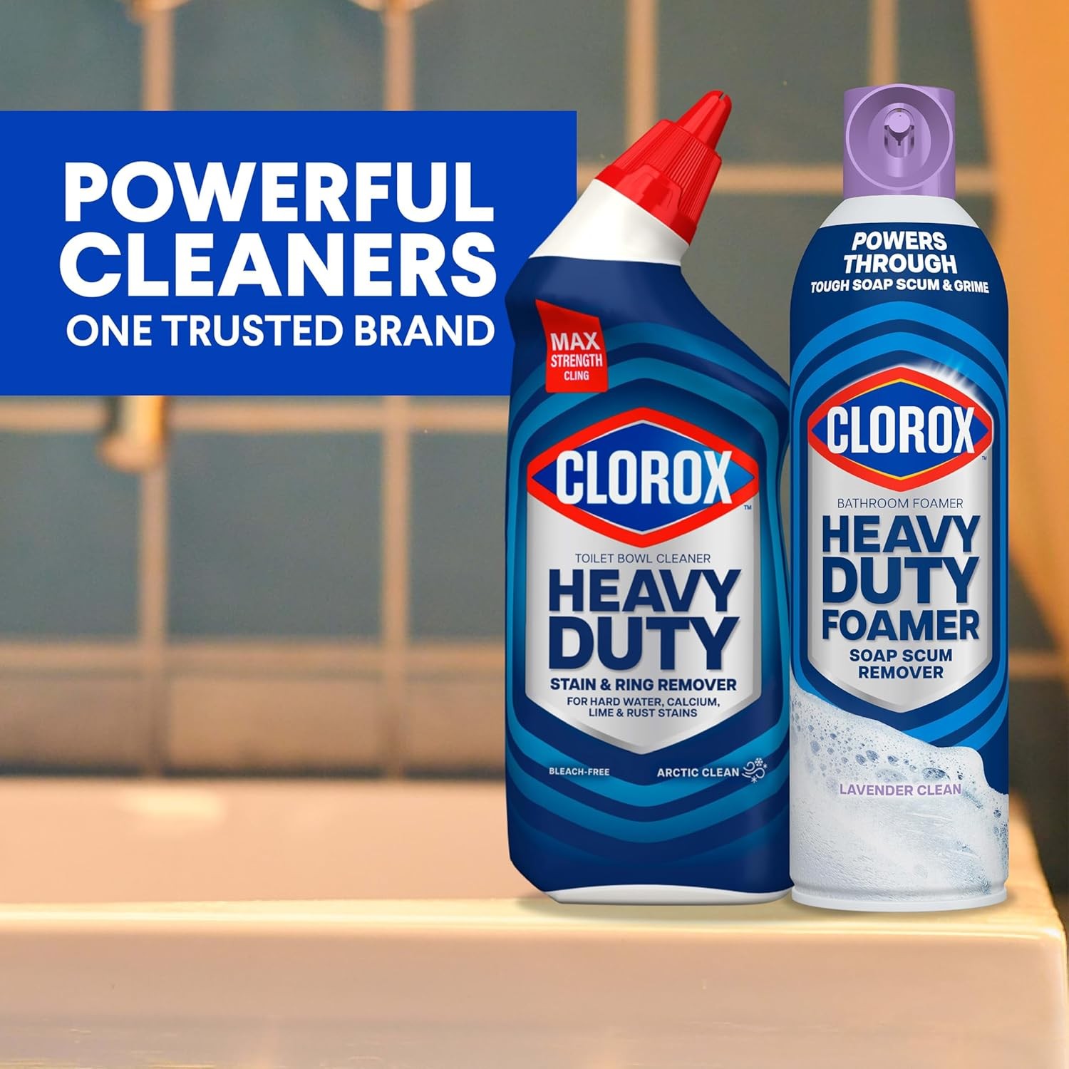 Toilet Bowl Cleaner Heavy Duty Stain and Ring Remover, Clean
