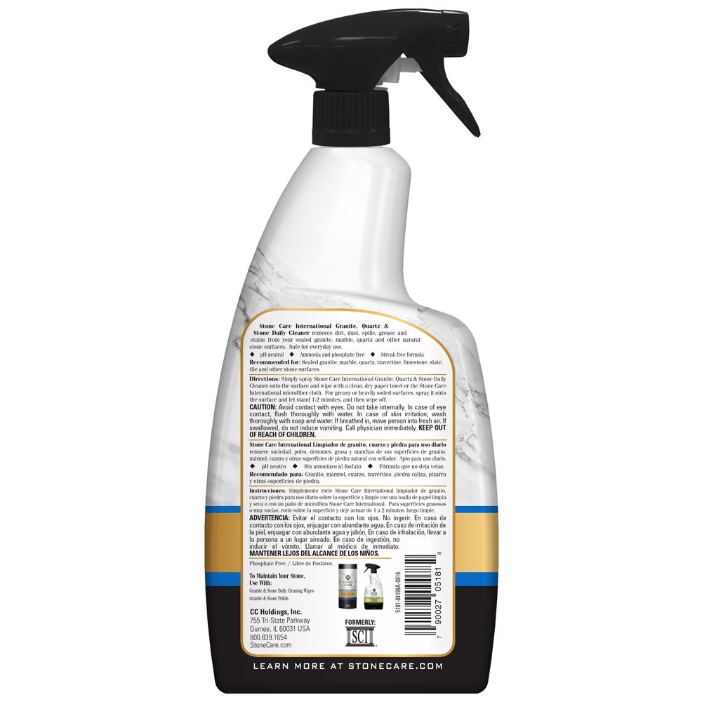 Stone Care International Granite Cleaner 32 Fl Oz (Pack of 1), 32 Oz. Single
