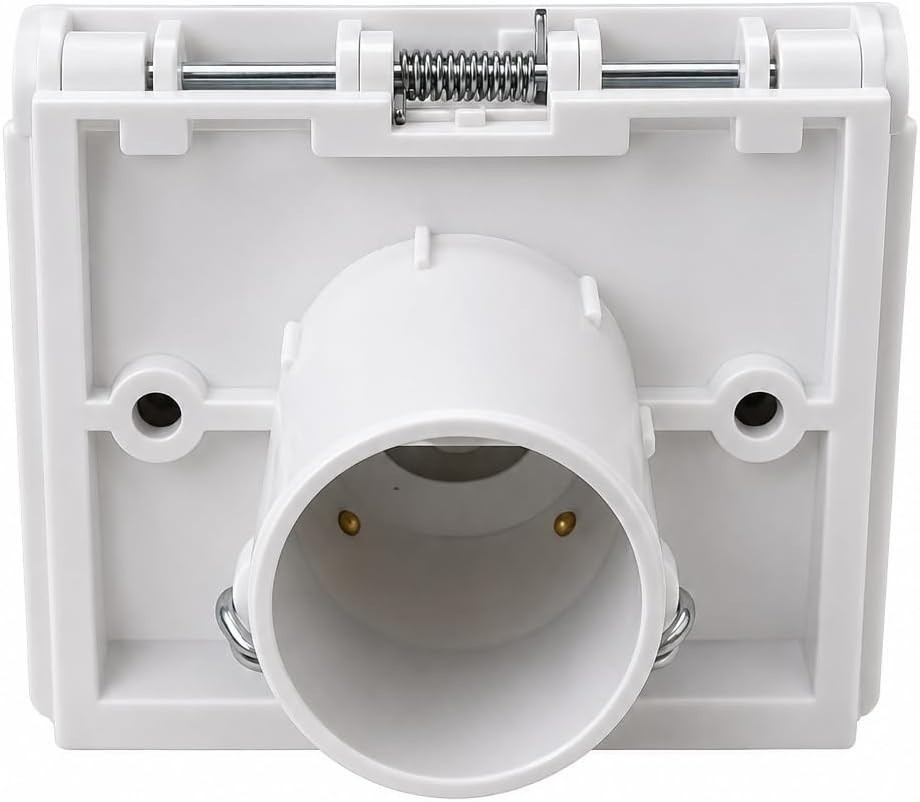 NuTone Central Vacuum 360 Series Automatic On/Off Wall/Floor Inlet, White- 360W