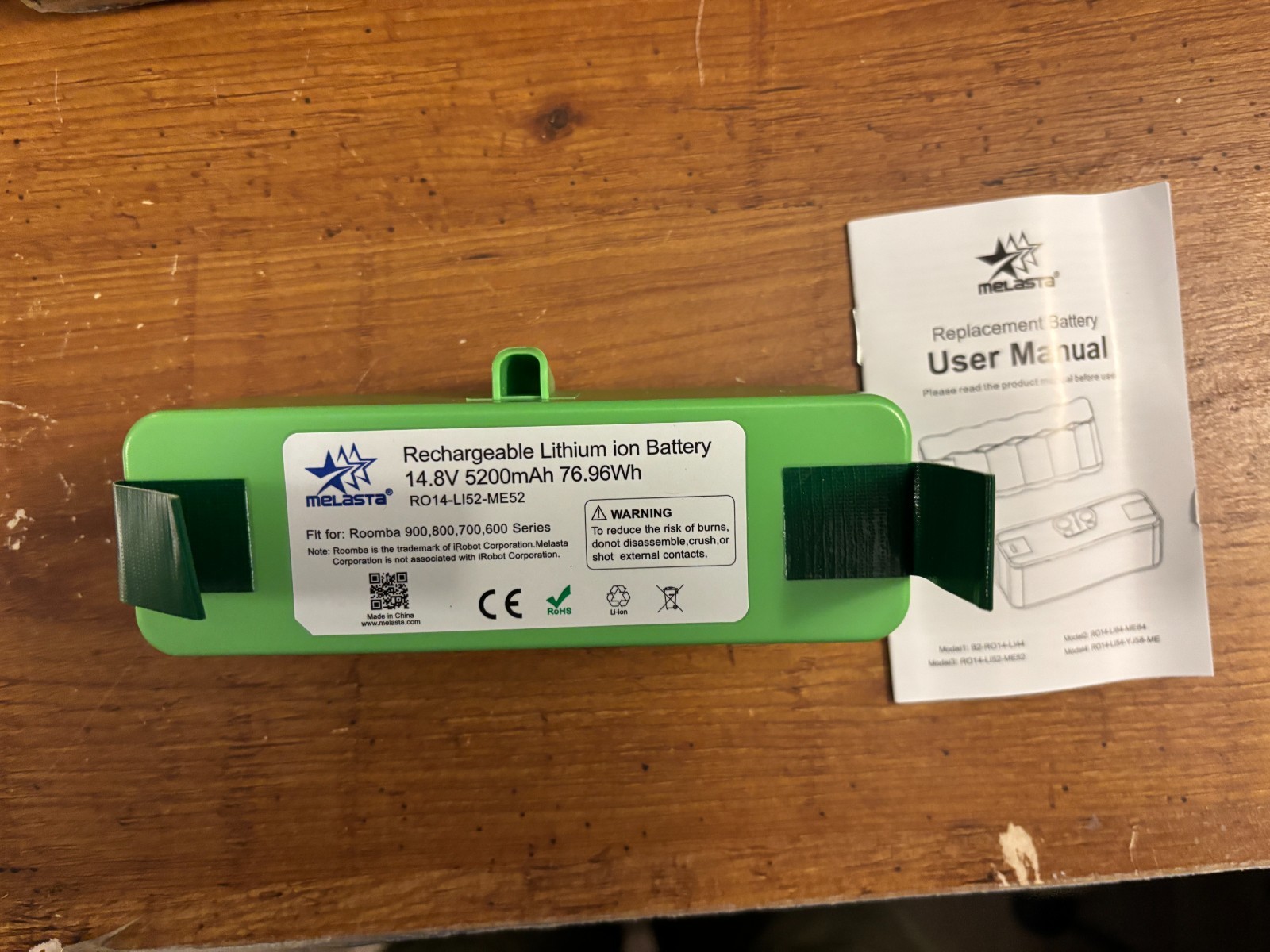 melasta 14.8V 5200mAh Lithium ion Battery Replacement Compatible with iRobot…