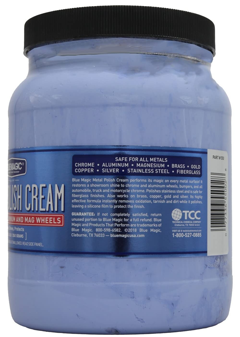 Blue Magic Metal Polish Cream 72 Oz Non Abrasive For All Metal Surfaces (1 Pack)