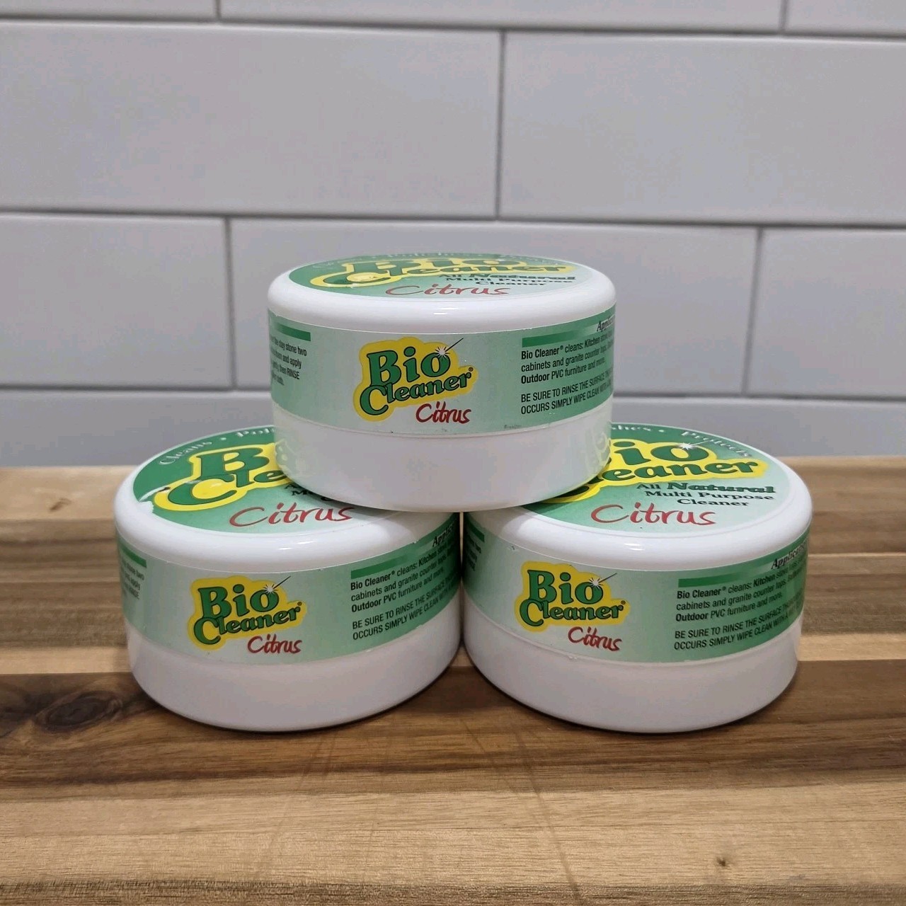 (3) BioCleaner Citrus 10.5oz Plus Scrubber All Natural Multi Purpose Cleaner Lot