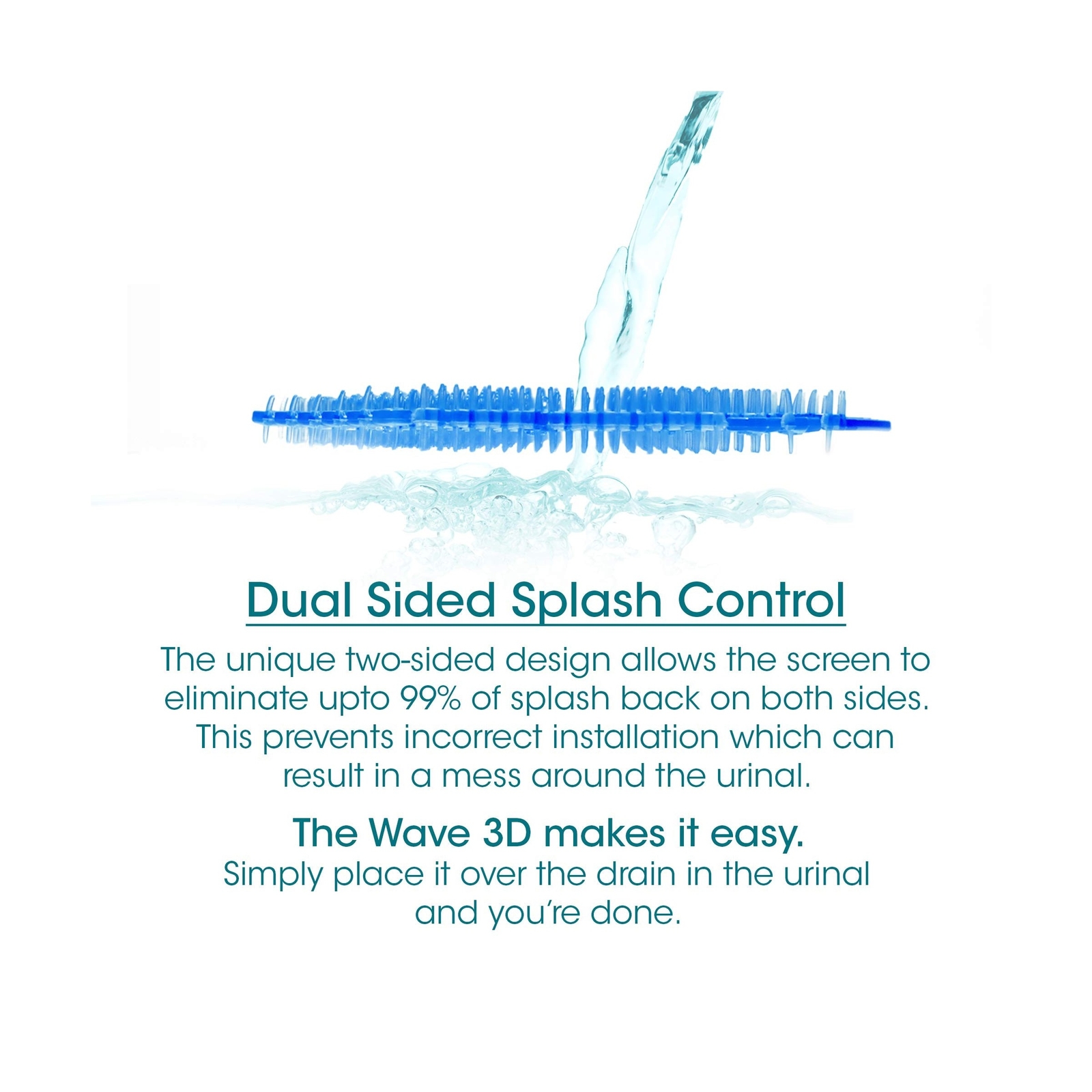 Fresh Products Wave 3D , Virtually eliminates urine splash , 30-Day Use, Easy…