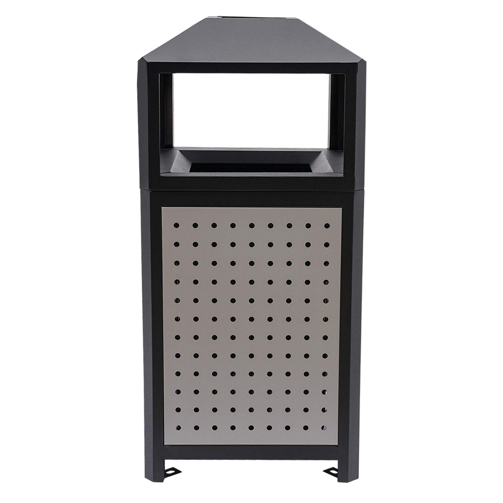 Commercial Waste Container, Outdoor Trash Can, Garbage Enclosure Grey