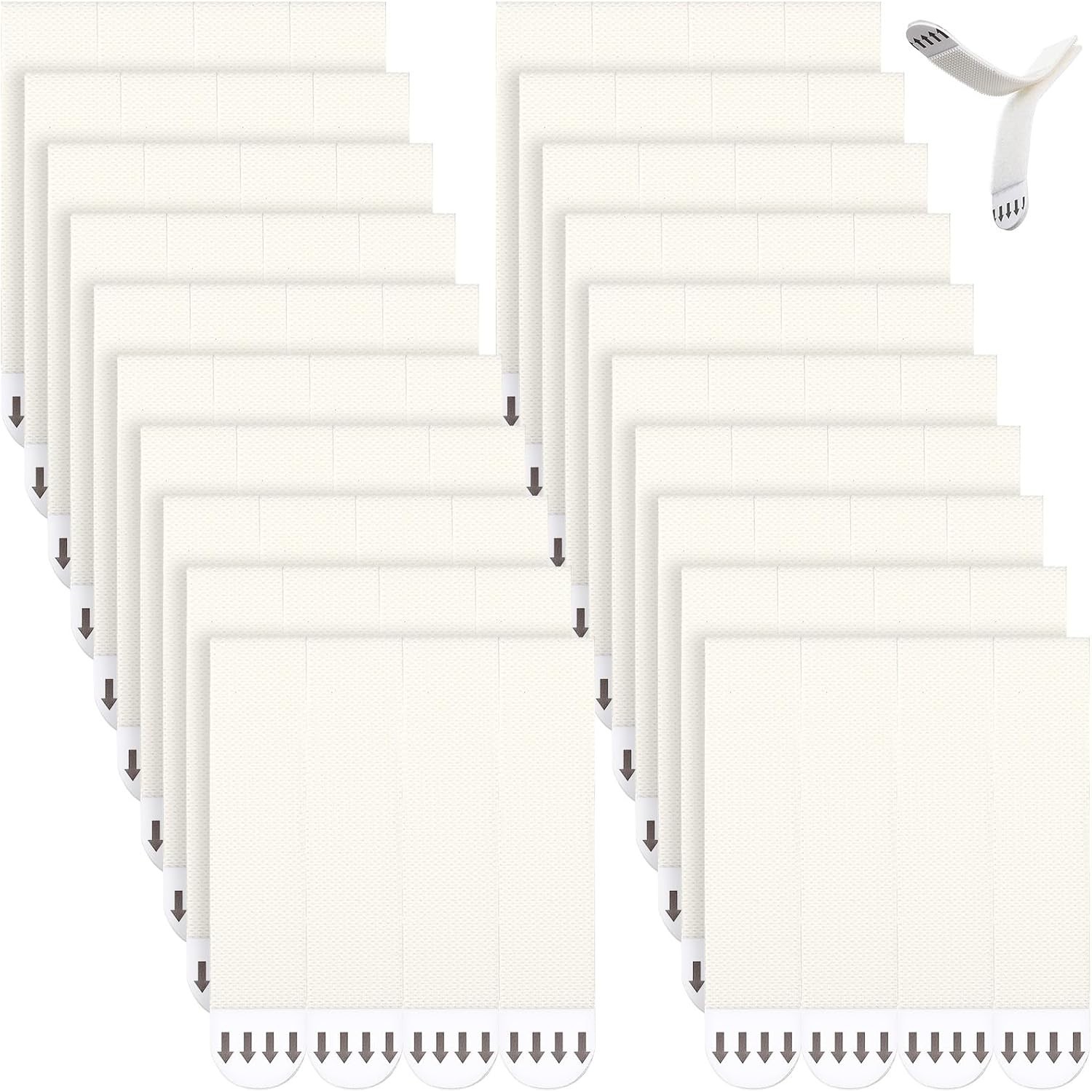 40 Pairs 80 Strips Picture Hanging Strips Picture Hanger Kit Heavy Duty Strip…